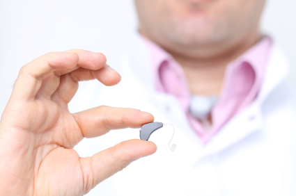 the size of a hearing aid