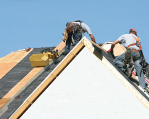 Men working on roof